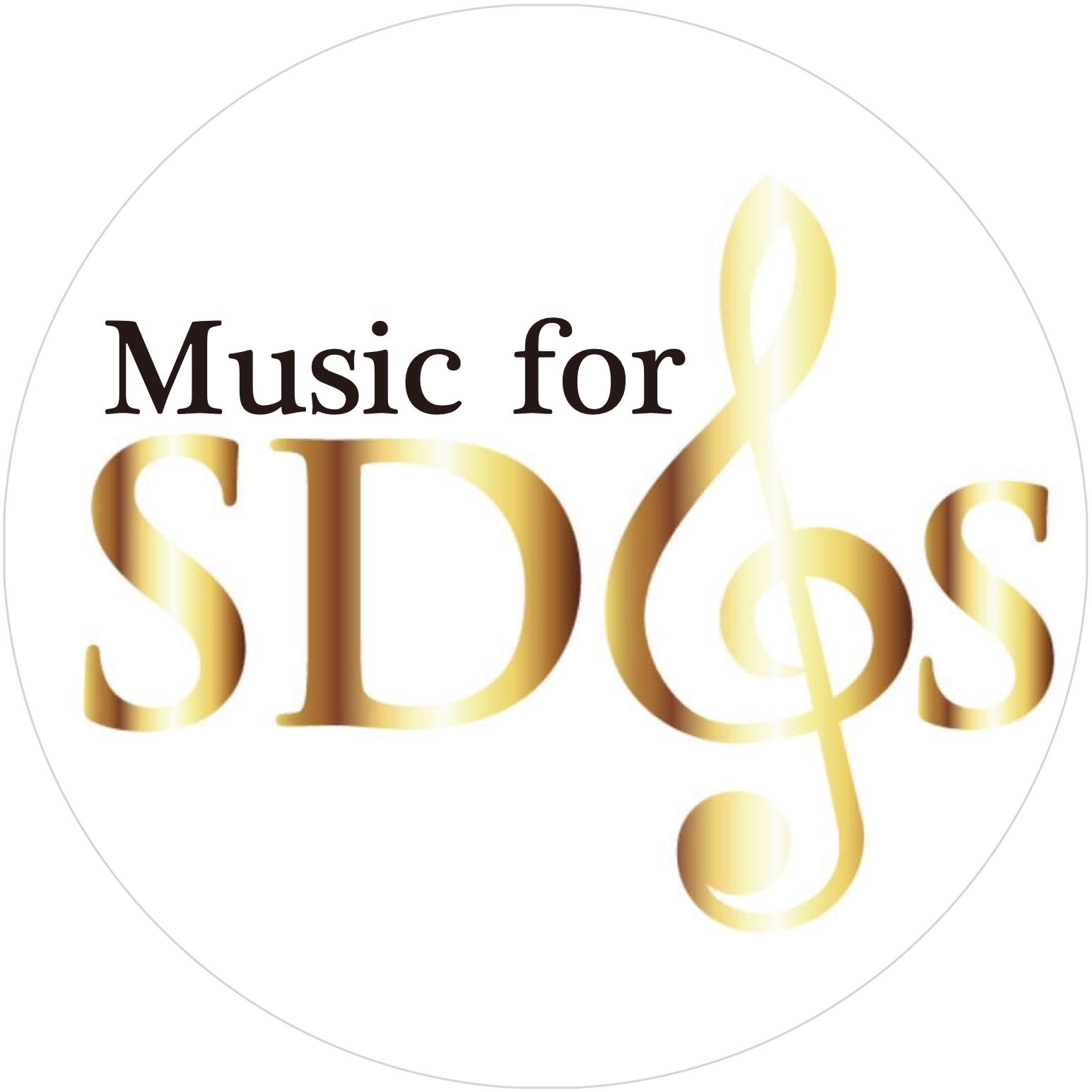 Music for SDGsロゴマーク